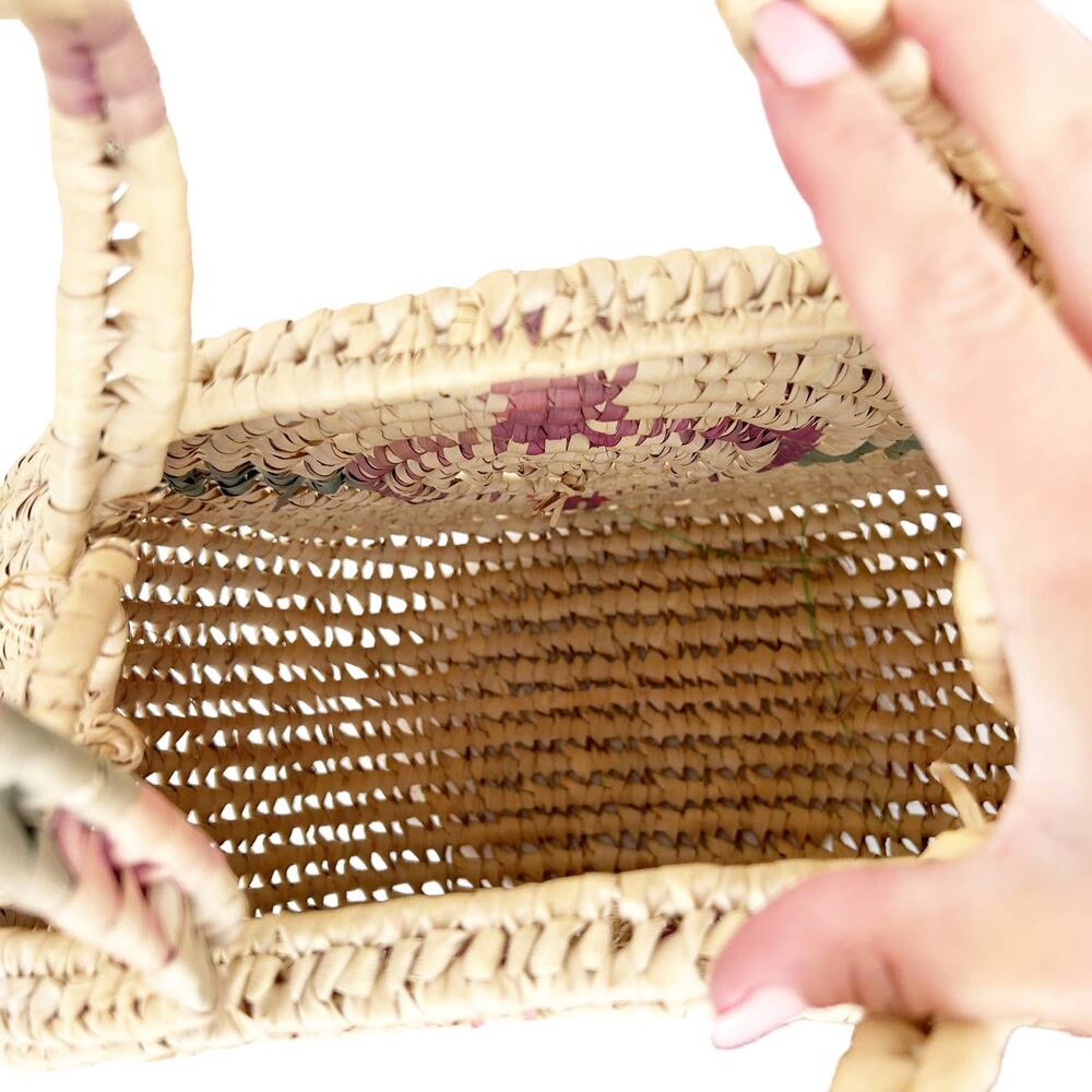 Straw Circular Boho Bag - image 7